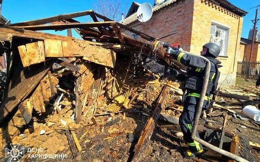 Ворог атакував БпЛА Харків: є поранені, пошкоджено будинки. ФОТОрепортаж
