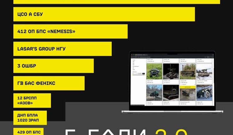 Підрозділи зможуть замовляти дрони, засоби РЕБ і НРК у Brave1 Market в обмін на е-бали за уражені цілі