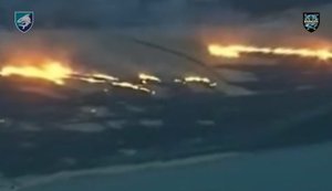 Marines from 40th Marine Brigade attacked occupiers’ positions using "Barracuda" naval drones equipped with FPV drones.. VIDEO