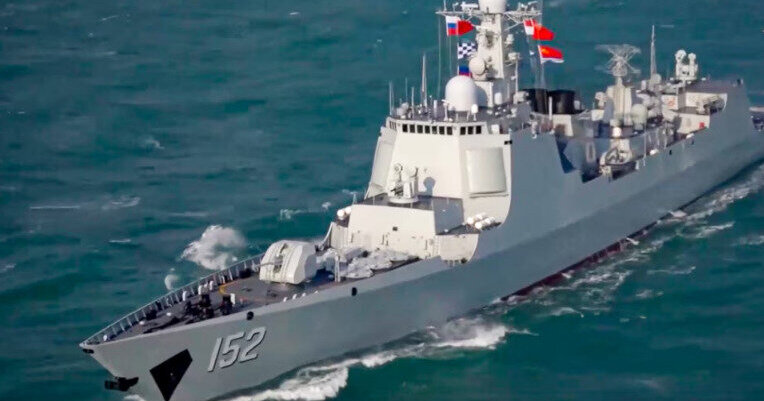 Росія та Китай проводять спільні військові навчання ВМС | Цензор.НЕТ