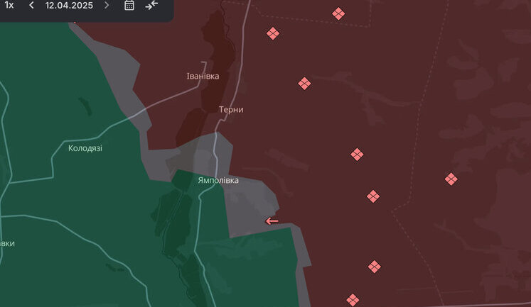 Russian army advances in Kursk region, near Yampolivka and Valentynivka in Donetsk region - DeepState. MAP