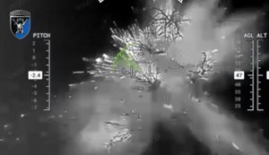 From drone drop of 42nd SMB, ruscist scattered across area. VIDEO