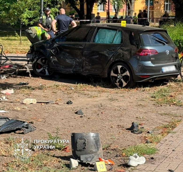 The driver has been charged in connection with a fatal road accident in Kyiv on 19 August