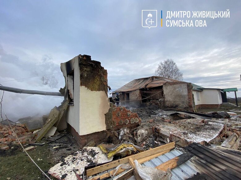 Россияне обстреляли ферму в Сумской области: погибли животные 04
