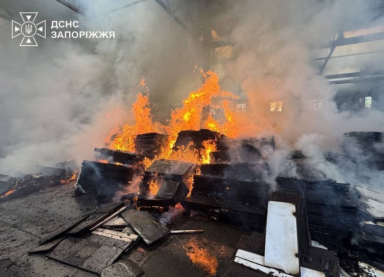 Russian UAV attacks the outskirts of Zaporizhzhia