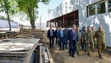 Порошенко ознакомился с ходом строительства военного городка в Одесской области. ФОТОрепортаж