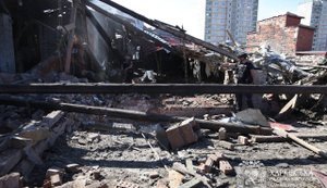 Наслідки атаки шахедів на Харків