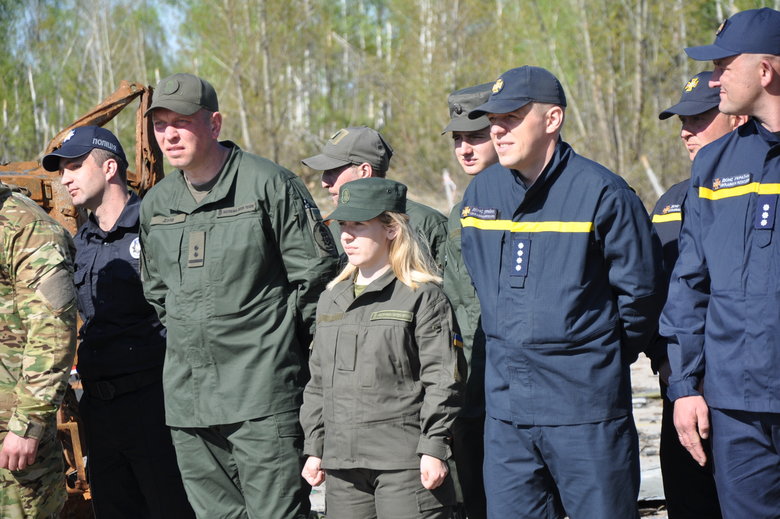 Ministers of Internal Affairs of Poland and Baltic states visited Hostomel 07