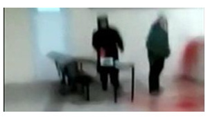 Unknown persons violated Uman tomb of rabbi Nachman with red paint and pig head. VIDEO