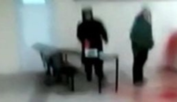 Unknown persons violated Uman tomb of rabbi Nachman with red paint and pig head. VIDEO