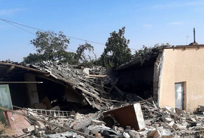 Russians shelled Nikopol three times on 7 October - buildings and gas pipeline damaged - RMA 02 Russians shelled Nikopol three times on 7 October - buildings and gas pipeline damaged - RMA 02