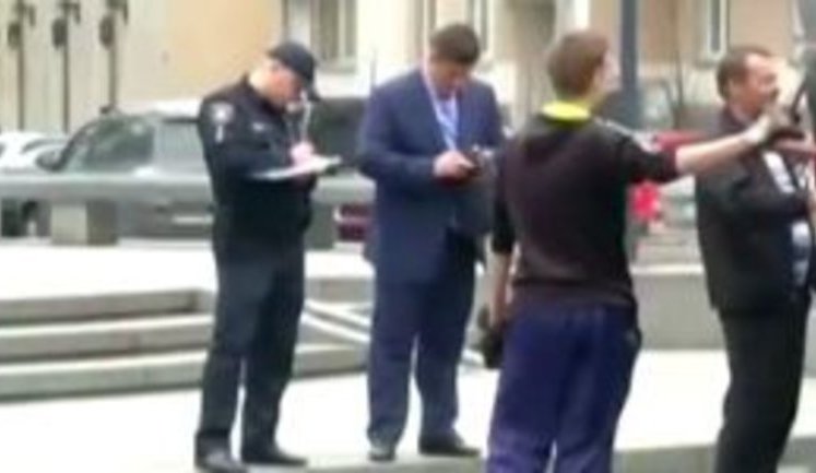 Ex-judge Kravets fined UAH 510 for parking on crosswalk. VIDEO