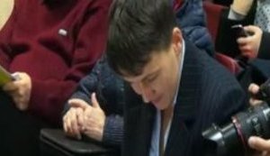 Nadiia Savchenko witnesses against “LPR” chieftain Plotnitsky. PHOTOS+VIDEO