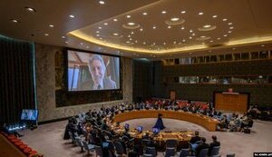 Росія у Радбезі ООН критикувала постачання зброї Україні, на підтримку покликала одного з лідерів Pink Floyd Вотерса