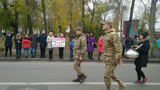 Белая Церковь приветствует воинов 72-й ОМБр им. Черных Запорожцев, вернувшихся из АТО 09