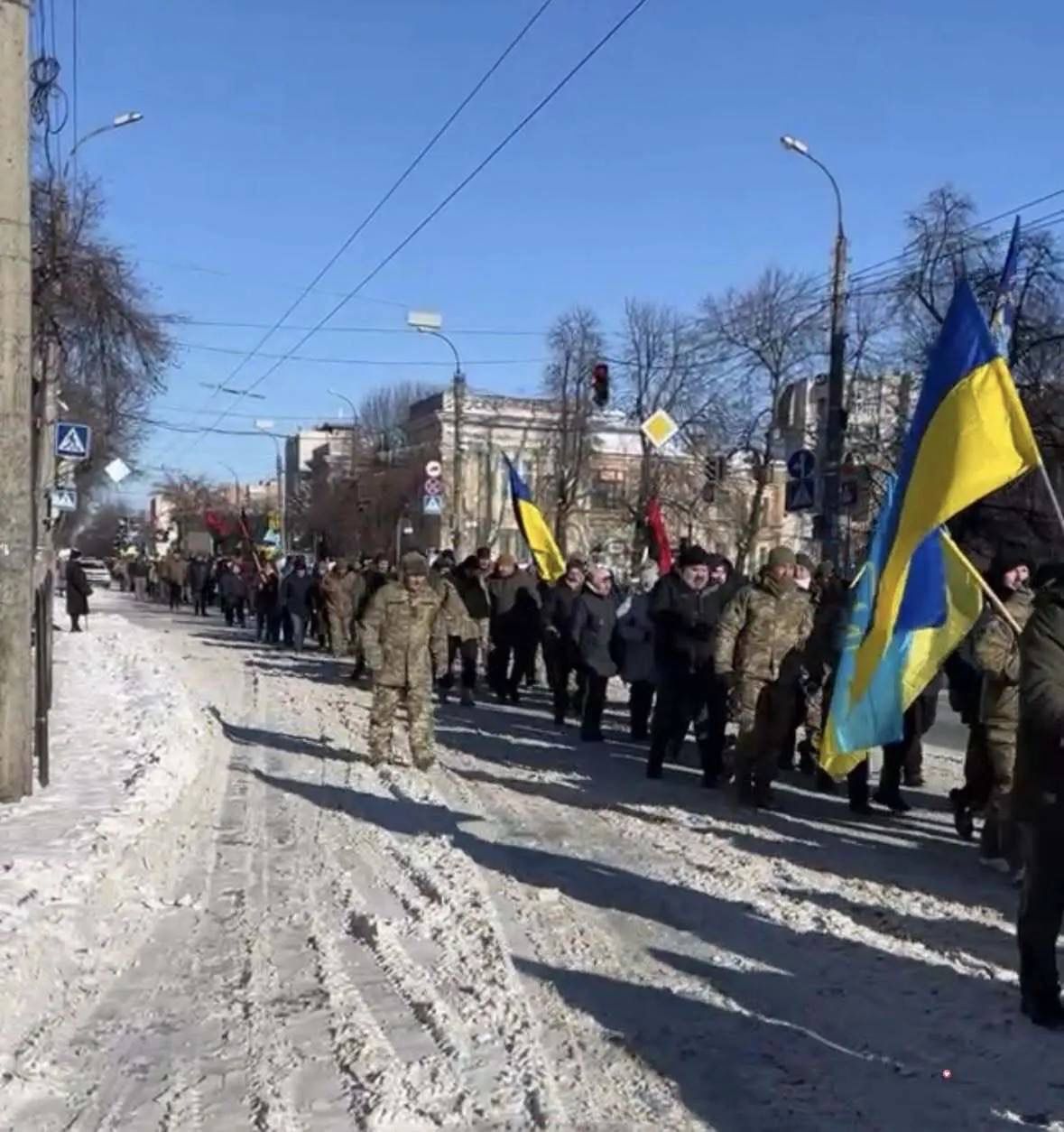 Стрілянина на Черкащині: ветерани вийшли на мітинг