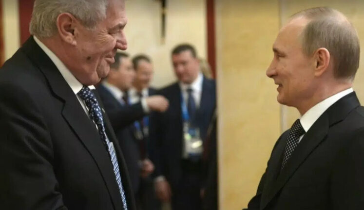 Президент Чехии Земан: Если россияне останутся в Украине, Путина свергнут или солдаты, или бизнесмены