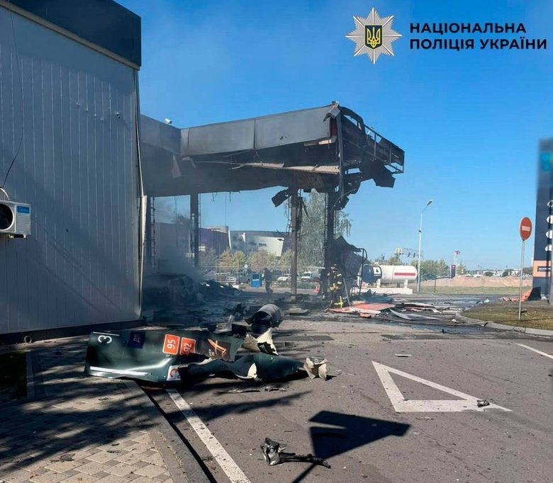 удари шахедів Голосіївський