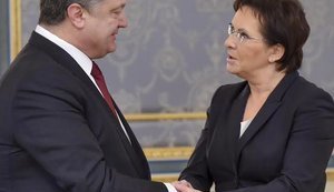 Порошенко провел встречу с премьер-министром Польши Евой Копач. ФОТО