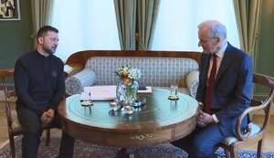 Зеленский встретился со Стере: Почти $8 млрд помощи от Норвегии пойдут на закупку и производство дронов, снарядов и артиллерии. ВИДЕО