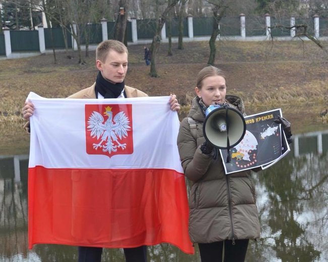 Правозащитница Людмила Козловская: Официальный рупор пропаганды транслировал, что мы являемся агентами Сороса и Кремля. И что я с Бартеком хотим сделать кровавый Майдан в Польше 05