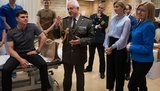 Елена Зеленская навестила раненых украинских военных, которые проходят курс лечения в Бельгии. ФОТО