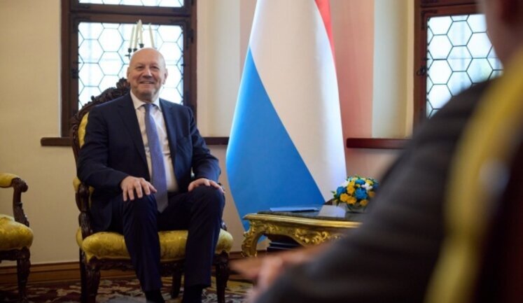 Zelenskyy accepted credential letters of new ambassadors of Turkey, Czech Republic and Luxembourg. PHOTO