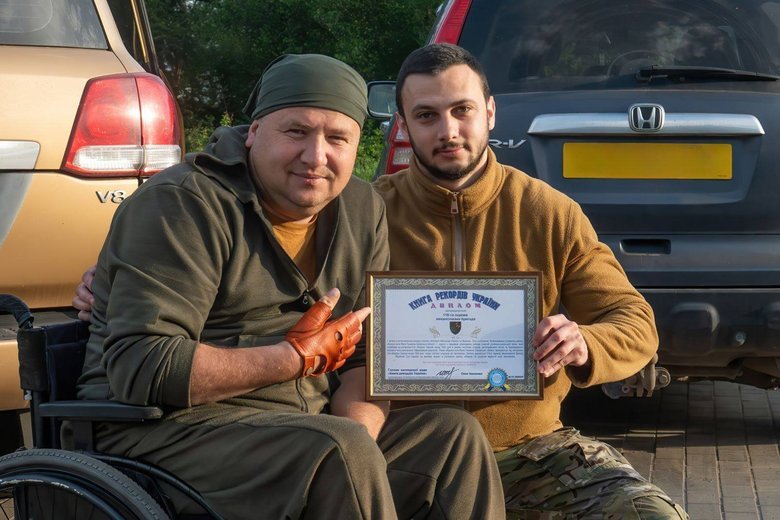 військові 118 бригади з дипломом Книги рекордів України