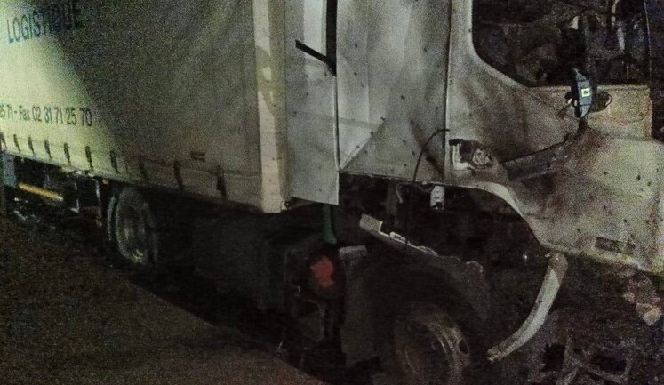 "Shahed" drones attacked Poltava region: truck damaged. PHOTO