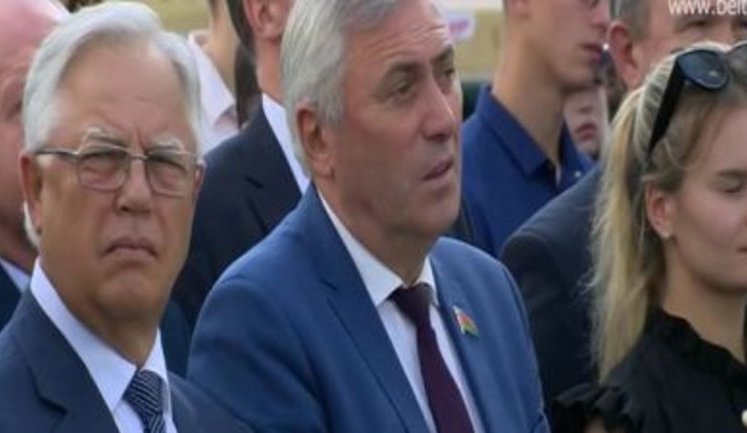 Глава запрещенной в Украине компартии Симоненко присутствовал на пресс-конференции Лукашенко. ВИДЕО