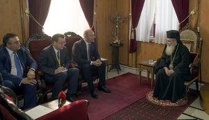 "Патріарх сказав, що кожен православний народ має право на свою церкву", - Парубій провів зустріч із предстоятелем Єрусалимської церкви Теофілом ІІІ. ФОТОрепортаж