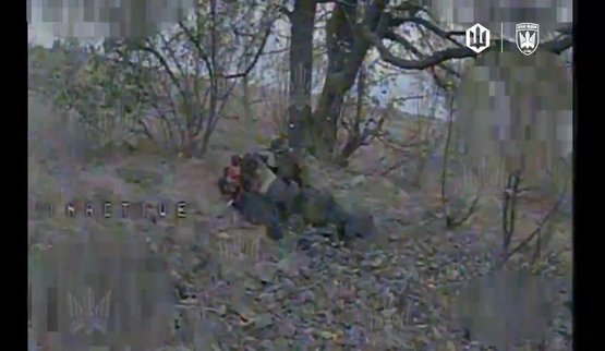 бойцы 414-й бригады беспилотных систем &quot;Птицы Мадяра&quot; показали все, что осталось от оккупанта