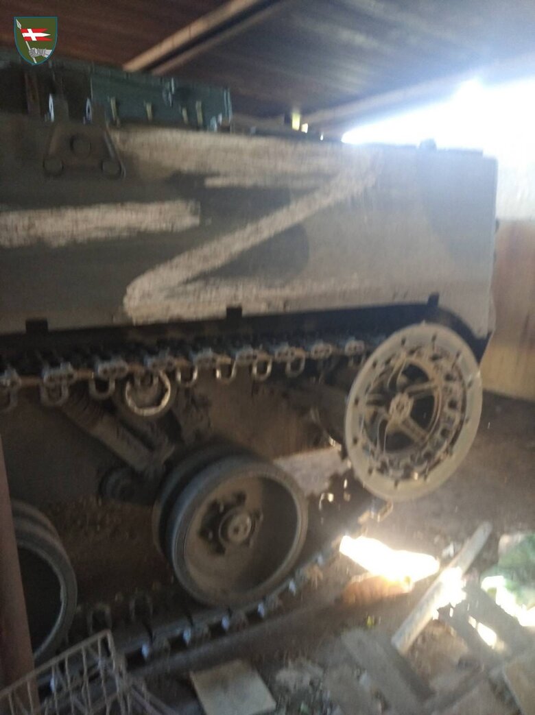 Soldiers of 14th SMBr seized Rashist BMP-3 02