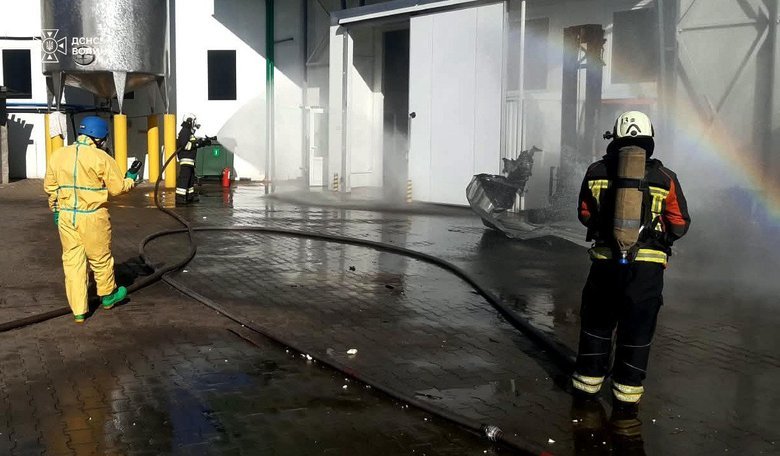 Strike on a factory in Volyn: an ammonia leak occurred