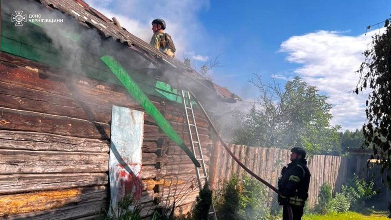 Shelling of the Chernihiv region