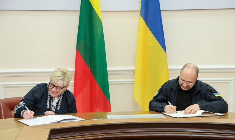 Україна й Литва підписали угоду про технічне та фінансове співробітництво 03