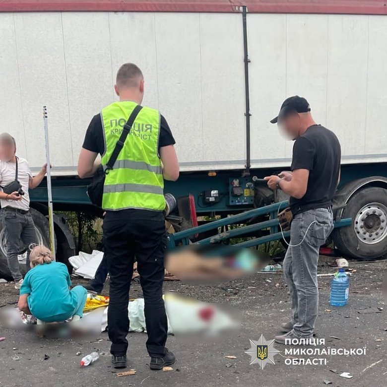 Road accident in the Mykolaiv region