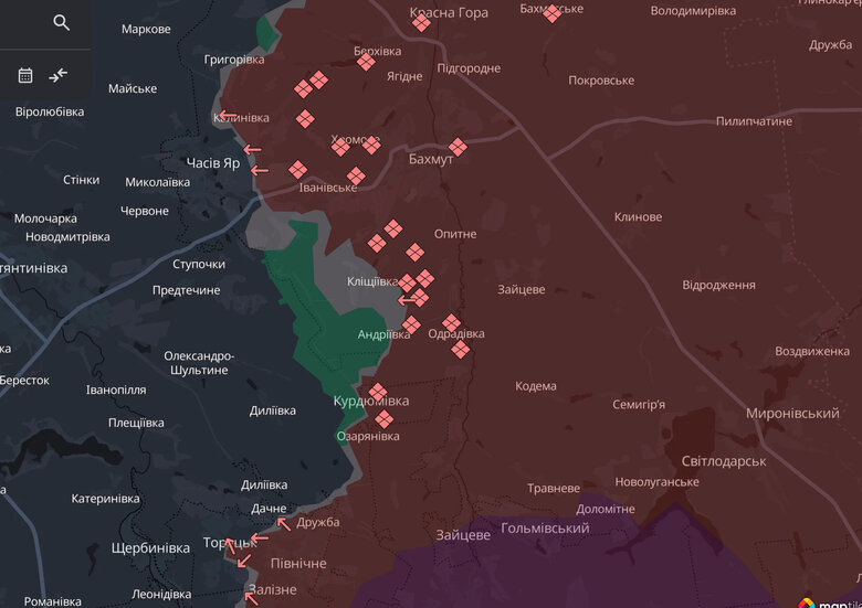 ОТУ Луганськ розповіло про ситуацію в Торецьку та Часовому Яру