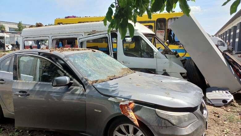 Consequences of morning rocket attack on Mykolaiv 08