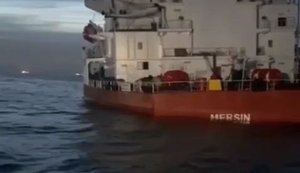Танкер M/T Mersin, що часто відвідував порт у Новоросійську, йде під воду біля Сенегалу. ВIДЕО