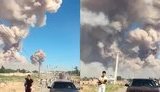 Картина, конечно, ужасная: город словно вымер, - в Казахстане сообщили о двух погибших и 59 пострадавших в результате взрывов на военном арсенале. ВИДЕО