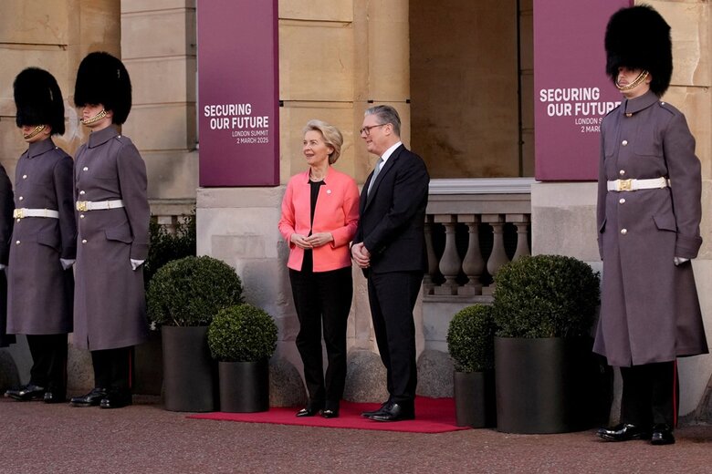 European leaders at the summit in London