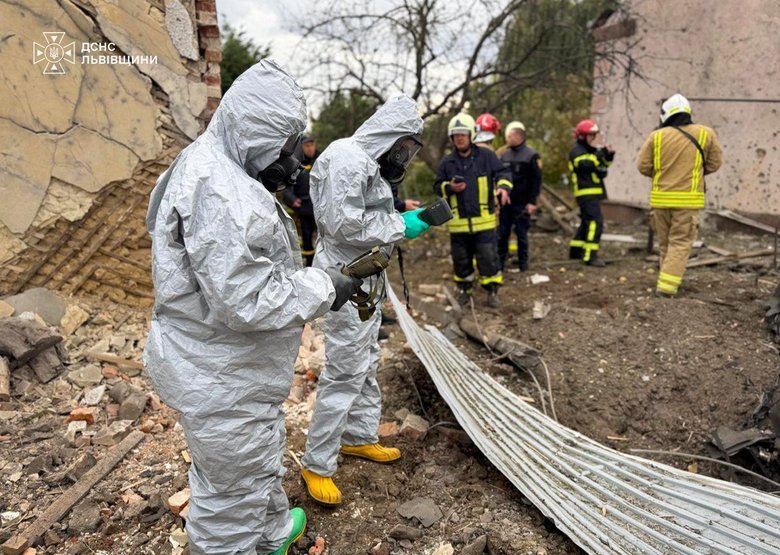 Russian drone crashes in Lviv region, injuring three people