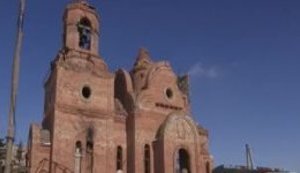 "They smashed the dome long ago. A tank hit the building the other day," - Russian invaders destroyed church in Pisky. VIDEO