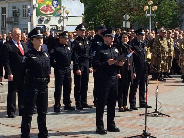 полиция присяга ривне патрульная патрульные