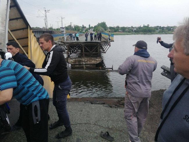 В Запорожской области рухнул мост на трассе государственного значения 02