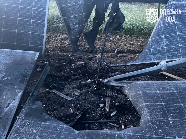 Ворожий дрон вдарив по об’єкту альтернативної енергетики на півдні Одещини