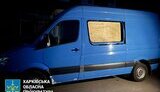 Автомобіль в який влучив FPV-дрон на Харківщині