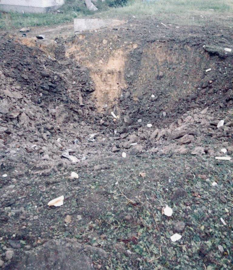 Russians hit village gymnasium in Zaporizhzhia region 04