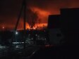 Палаюча нафтобаза в Росії